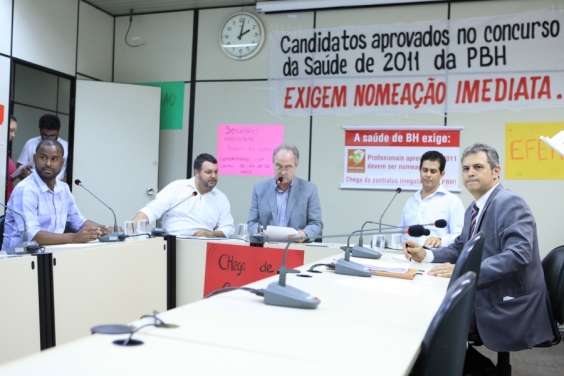 Vereadores em reunião da Comissão de Administração Pública - Foto: Bernardo Dias 