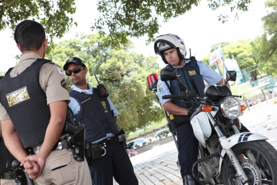 Com a Operação Férias Seguras, a Polícia Militar ampliou o número de profissionais para atender à cidade