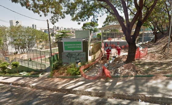 Academia da Cidade Sagrada Família, localizada à Rua João de Paula, 375, Praça Vereador Marco Antônio Menezes, Bairro Sagrada Família, Região Nordeste
