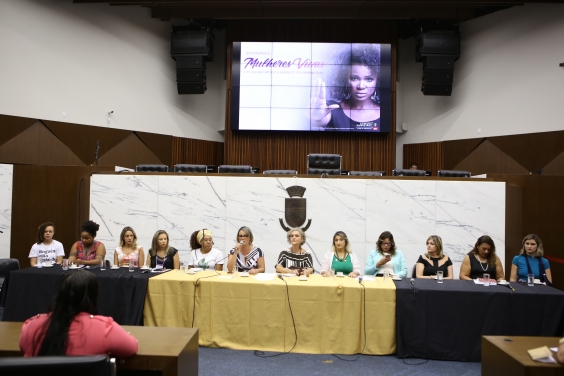 Seminário debateu políticas públicas de combate à violência contra a mulher, no dia 8 de março de 2019