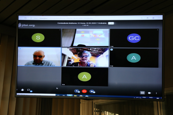 Reunião remota da Comissão de Mulheres nesta segunda-feira (18/5), com todos as (os) parlamentares online