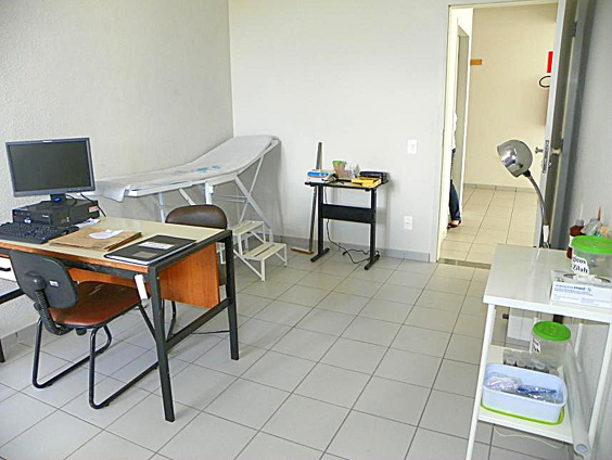 Consultório médico vazio