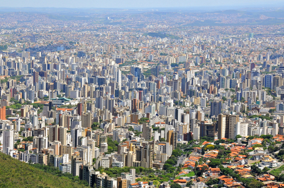 Vista aérea de Belo Horizonte