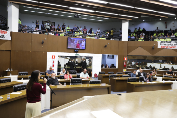 Vereadores no Plenário Amintas de Barros