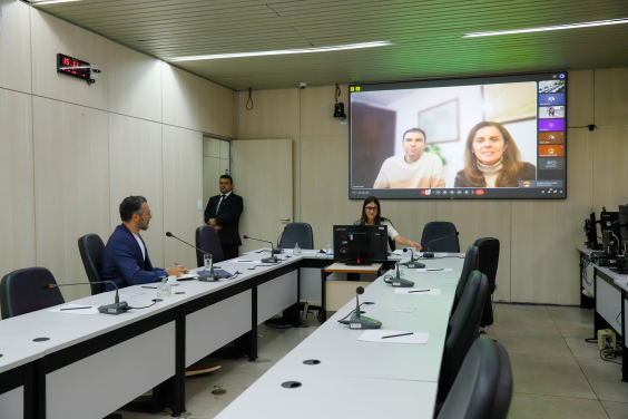 Pesquisadores espanhóis em videoconferência aparecem junto a vereadora em audiência pública realizada na CMBH