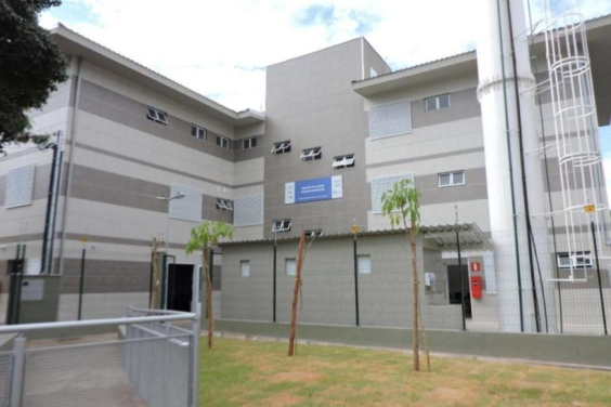 Fachada do Centro de Saúde Cícero Ildefonso