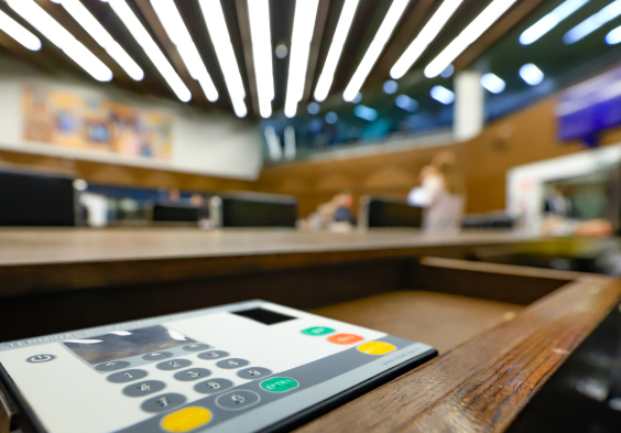 Aparelho de votação no Plenário Amintas de Barros
