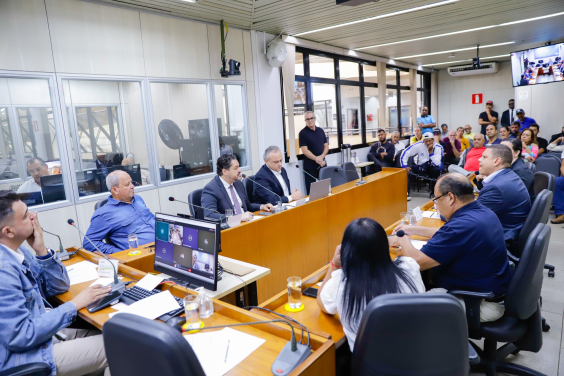 parlamentares e participantes presentes em audiência pública na câmara municipal de bh