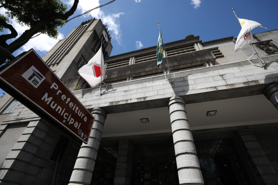 Fachada do prédio da prefeitura de Belo Horizonte