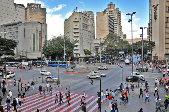 praça sete no centro de belo horizonte