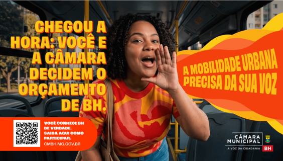 imagem de campanha da câmara de bh sobre participação no orçamento da capital