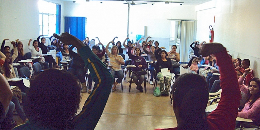 Servidores municipais, em formação para uso da Língua Brasileira de Sinais. Foto: Gercom Pampulha/Portal PBH 