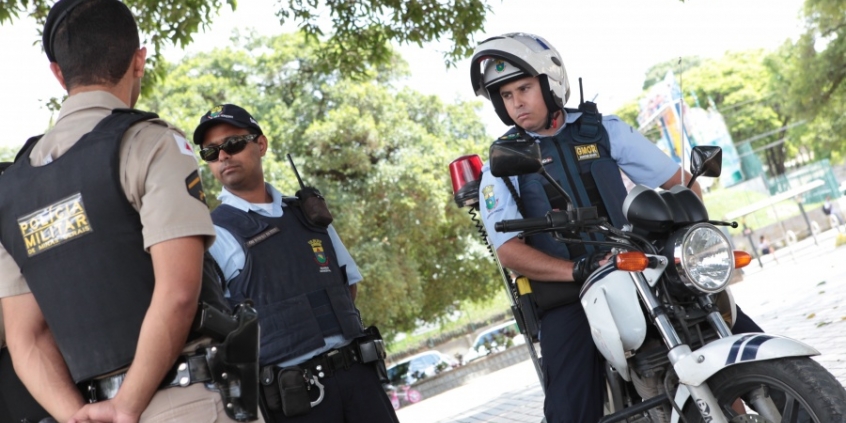 Com a Operação Férias Seguras, a Polícia Militar ampliou o número de profissionais para atender à cidade