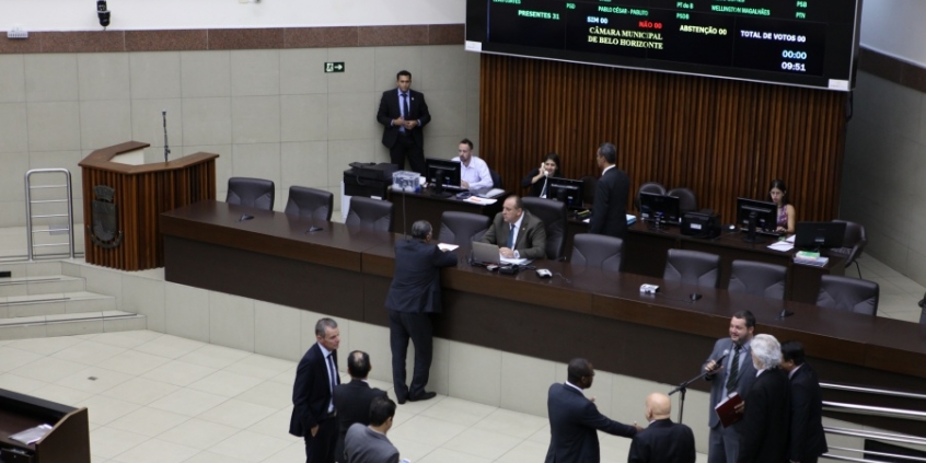 Na reunião, os vereadores aprovaram ao todo 12 projetos em pauta - Foto: Divulgação CMBH