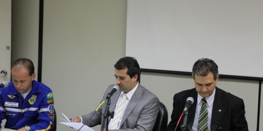 Bim da Ambulância, Dr. Nilton e Sérgio Fernando Pinho Tavares na Comissão de Saúde e Saneamento no dia 9 de abril
