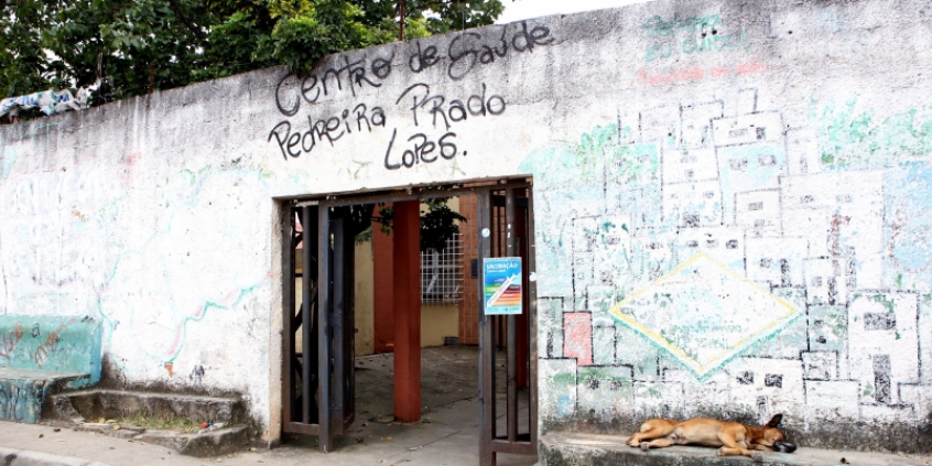 Fachada do Centro de Saúde Pedreira Prado Lopes