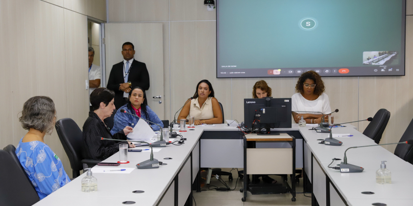 Vereadoras e convidadas debatem no Plenário Helvécio Arantes