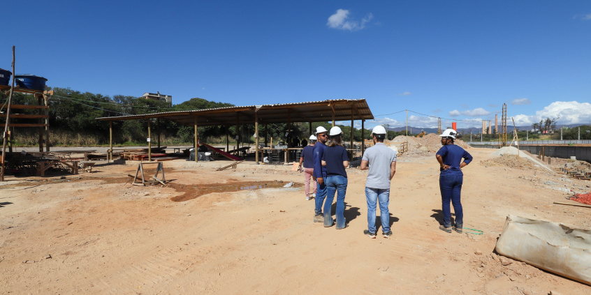 canteiro de obras