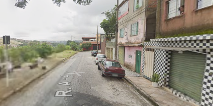 Imagem da Rua A4, no bairro Betânia