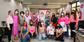 Vereadoras e convidadas para live “Outubro Rosa e o Câncer de mama: Vamos falar sobre isso?", nesta sexta (8/10), que integra a campanha Outubro Rosa