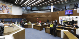 Vereadores no Plenário Amintas de Barros