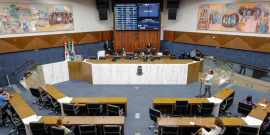 Vereadores no Plenário Amintas de Barros