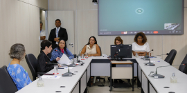 Vereadoras e convidadas debatem no Plenário Helvécio Arantes