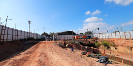 obras de drenagem urbana na avenida cristiano machado
