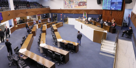 reunião do plenário com os vereadores presentes