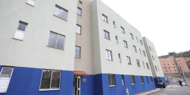 Unidades habitacionais na Barragem Santa Lúcia