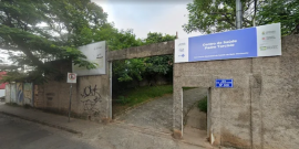 Entrada do Centro de Saúde Padre Tarcísio
