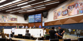 Vereadores no Plenário Amintas de Barros