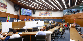 Vereadores no Plenário Amintas de Barros