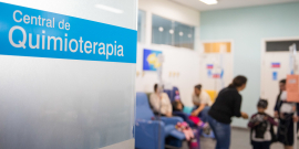 interior de central de quimioterapia