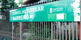 Fachada da sede do Conselho Tutelar do Barreiro