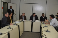 Juliano Lopes, Reinaldo Sacolão, Heleno, Bruno Miranda e Juninho Paim acolheram requerimentos de Gilson Reis (Bernardo Dias)
