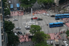 Praça Sete de Setembro, na região central de Belo Horizonte