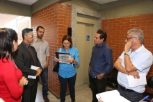 Visita técnica à Escola Municipal Júlia Paraiso, no Bairro Alípio de Melo
