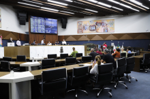 Vereadores no Plenário Amintas de Barros