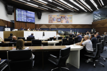 Vereadores no Plenário Amintas de Barros
