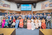 Posse dos vereadores eleitos para a Legislatura 2025/2028, no Plenário Amintas de Barros