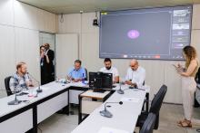 Vereadores no Plenário Helvécio Arantes