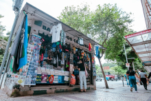 banca de jornal e revista em rua de belo horizonte