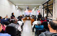 audiência pública com parlamentares, convidados e público presente