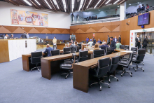 Vereadores no Plenário Amintas de Barros