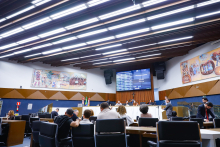 Vereadores no Plenário Amintas de Barros
